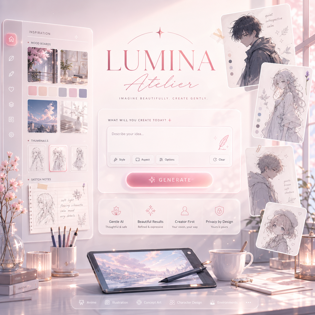 Featured image of post AI-Image-Studio：把生图做成一间 LUMINA Atelier